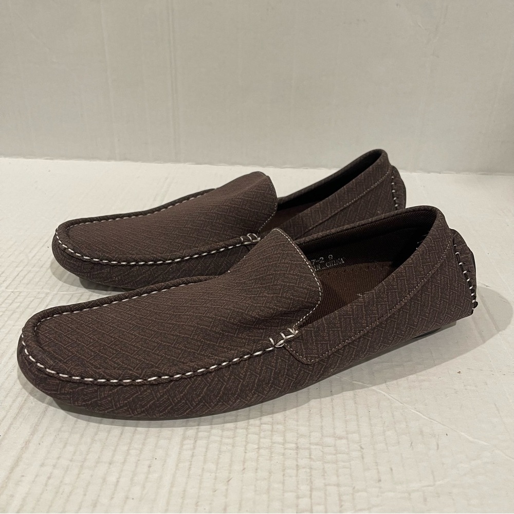 Men’s Chuxx Brown Faux Suede Slip On Loafers Size 9 US!